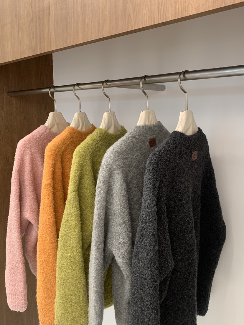 ONE MONE韓國代購㊣女士新款推薦人氣25秋冬休閑職業毛衣柔軟ONE MONE毛衣