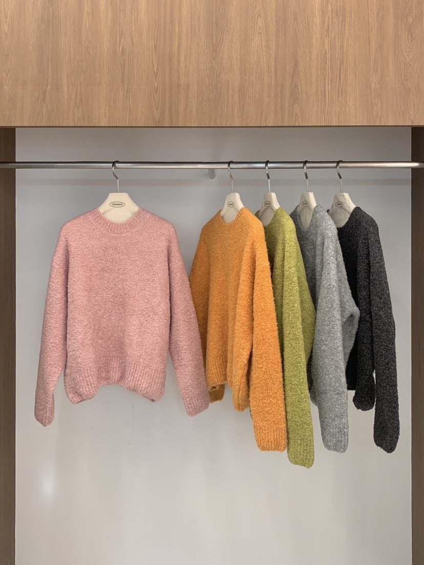 ONE MONE韓國代購㊣女士新款推薦人氣25秋冬休閑職業毛衣柔軟ONE MONE毛衣