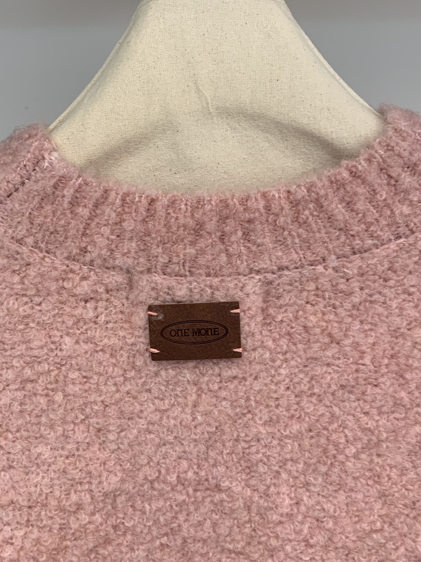 ONE MONE韓國代購㊣女士新款推薦人氣25秋冬休閑職業毛衣柔軟ONE MONE毛衣
