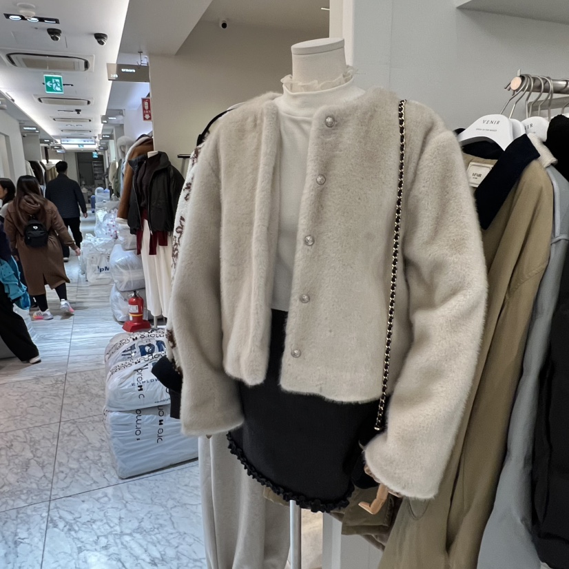 VENIR-a東大門㊣代購女士新品時尚25秋冬職業人氣夾克貝雷VENIR-a夾克圖色2