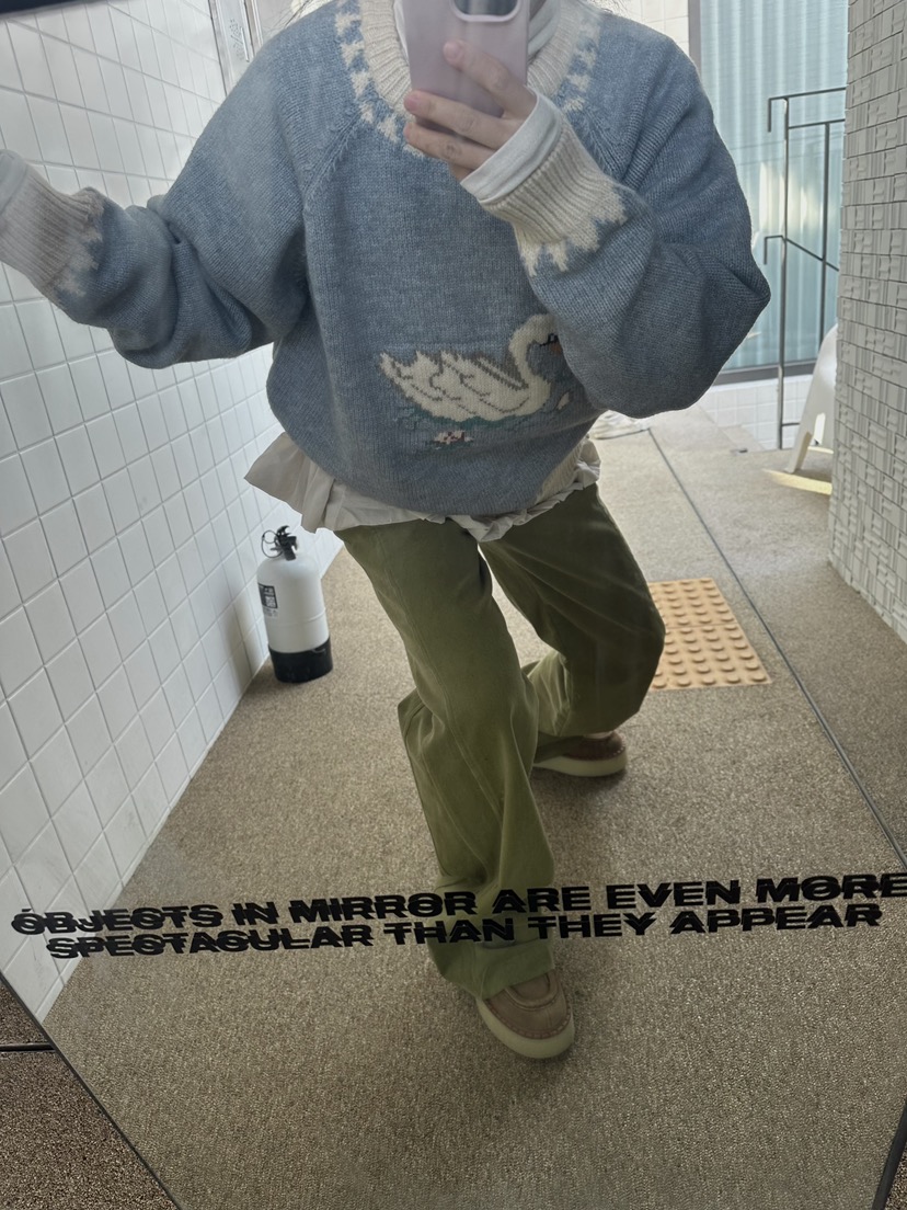 UOOV東大門㊣代購女裝新品職業人氣推薦熱賣針織衫復古鴨絨UOOV針織衫