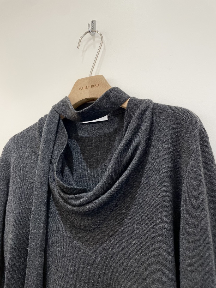 OBSESS東大門㊣直郵女裝新品休閑時尚推薦熱賣針織衫含圍巾OBSESS/EARLY BIRD針織衫