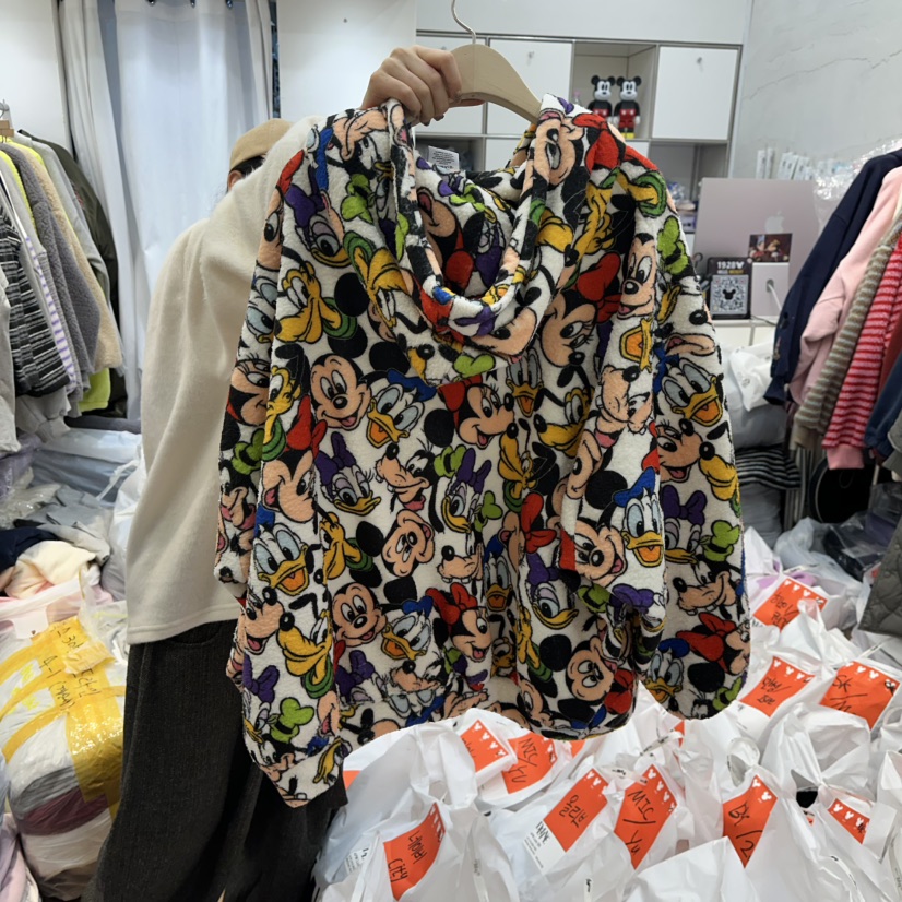 DE LINE東大門㊣實拍女士新款時尚職業休閑推薦25秋冬衛衣加絨DE LINE衛衣