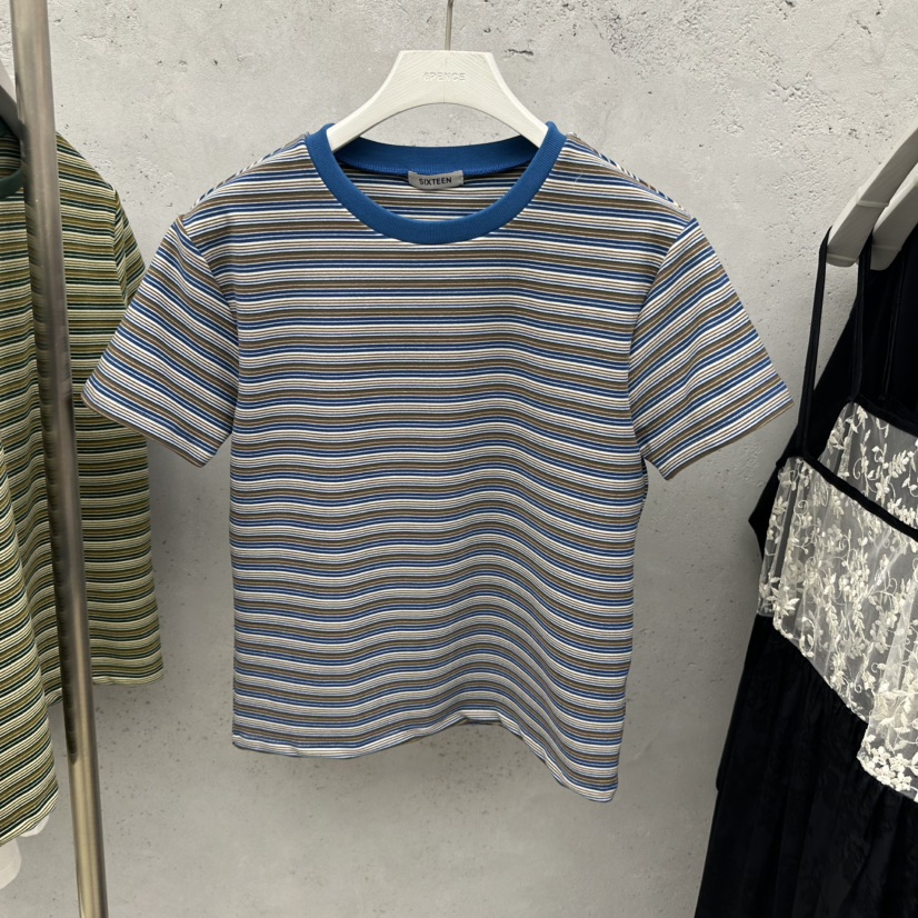 SIXTEEN東大門㊣直郵女士新品熱賣時尚推薦職業25秋冬休閑T恤SIXTEENT恤圖色2