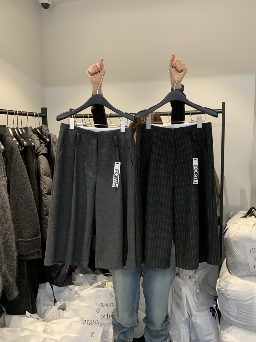 FORTH東大門㊣實拍女裝新品推薦人氣時尚職業25秋冬休閑短褲FORTH短褲