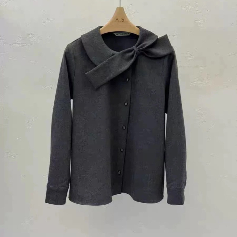 AUTUMN BEIGE PLUS韓國代購㊣女裝新款推薦職業襯衫蕾絲衫A.b/AUTUMN BEIGE襯衫/蕾絲衫圖色2