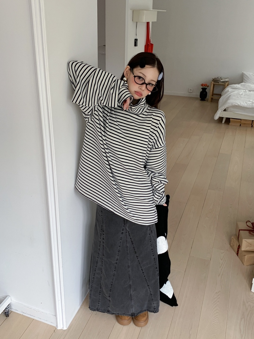 JKICHI東大門㊣實拍女裝新品推薦25秋冬人氣職業休閑熱賣長裙JKICHI長裙