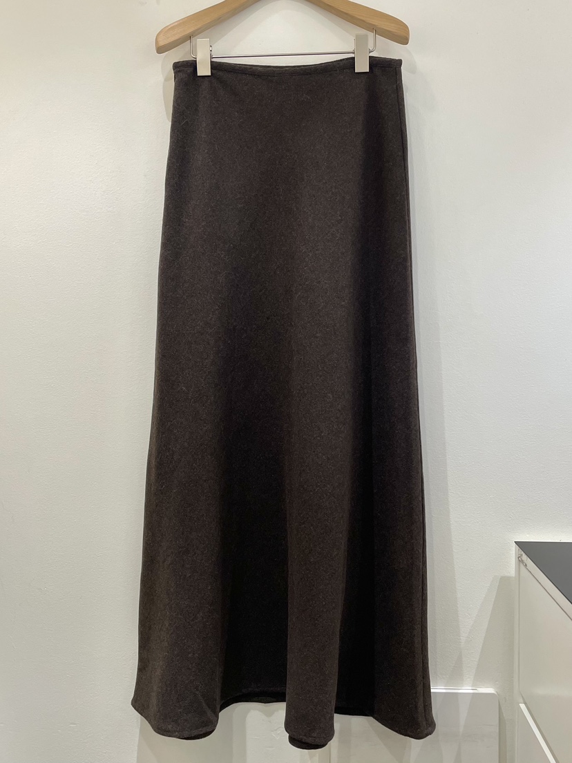 OBSESS東大門㊣代購女士新品人氣25秋冬熱賣職業推薦休閑長裙OBSESS/EARLY BIRD長裙圖色1棕色