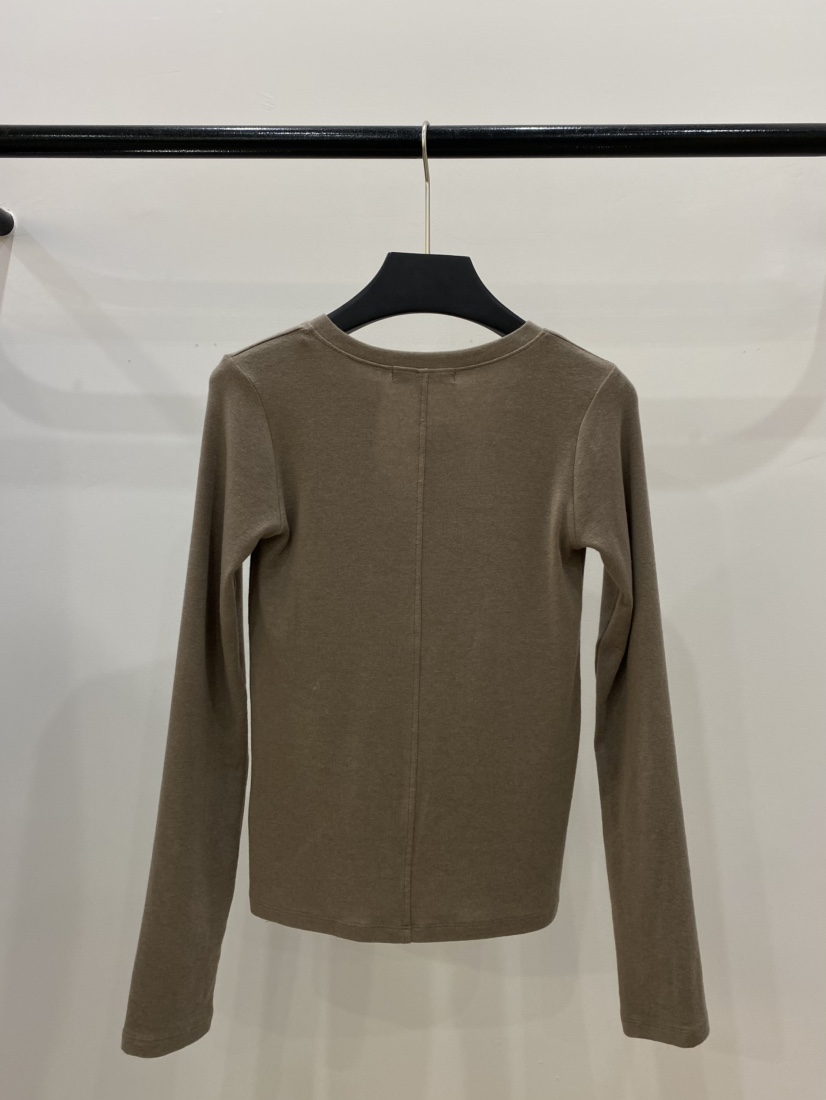 MUSHROOM EFFECT東大門㊣實拍女裝新品25秋冬休閑時尚長袖T恤MUSHROOM EFFECT長袖T恤