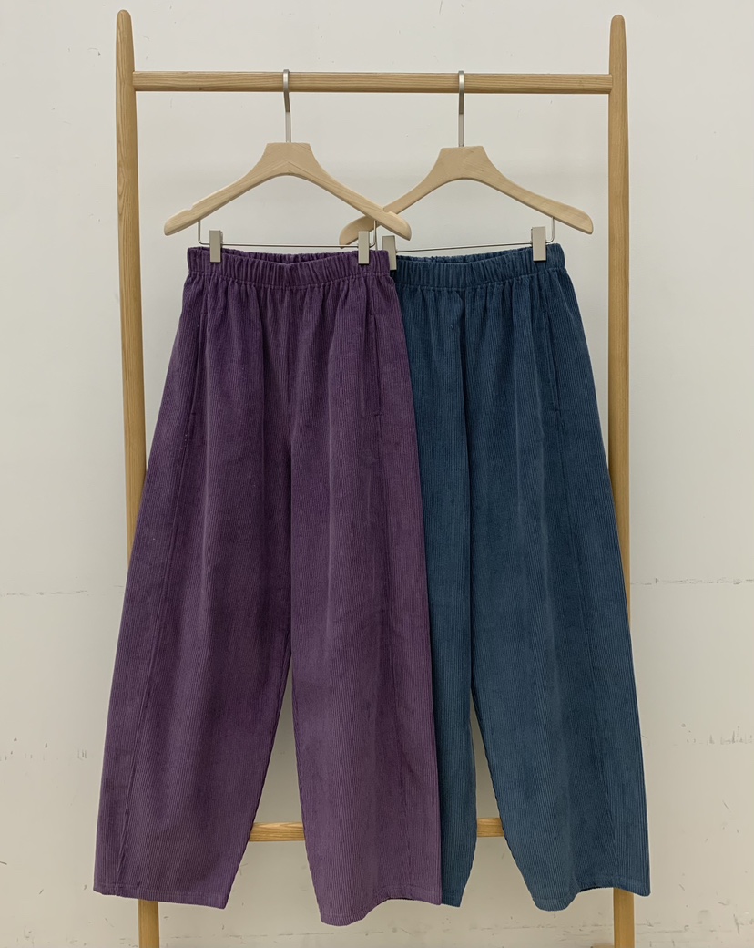 B_GARDER韓國代購㊣女士新品25秋冬人氣推薦職業休閑褲燈芯絨B.GARDER休閑褲