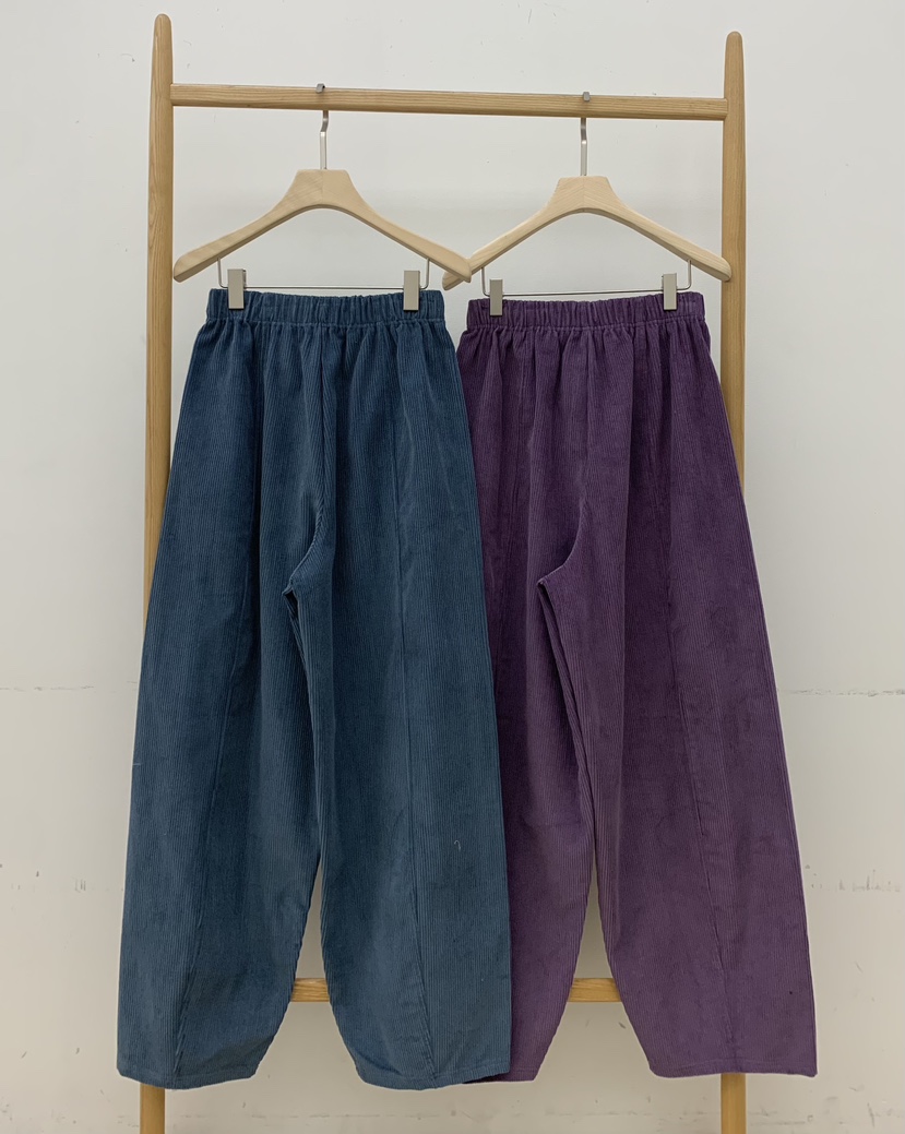 B_GARDER韓國代購㊣女士新品25秋冬人氣推薦職業休閑褲燈芯絨B.GARDER休閑褲