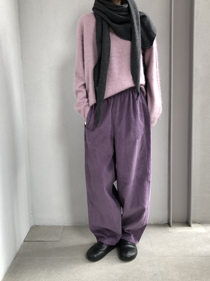 B_GARDER韓國代購㊣女士新品25秋冬人氣推薦職業休閑褲燈芯絨B.GARDER休閑褲