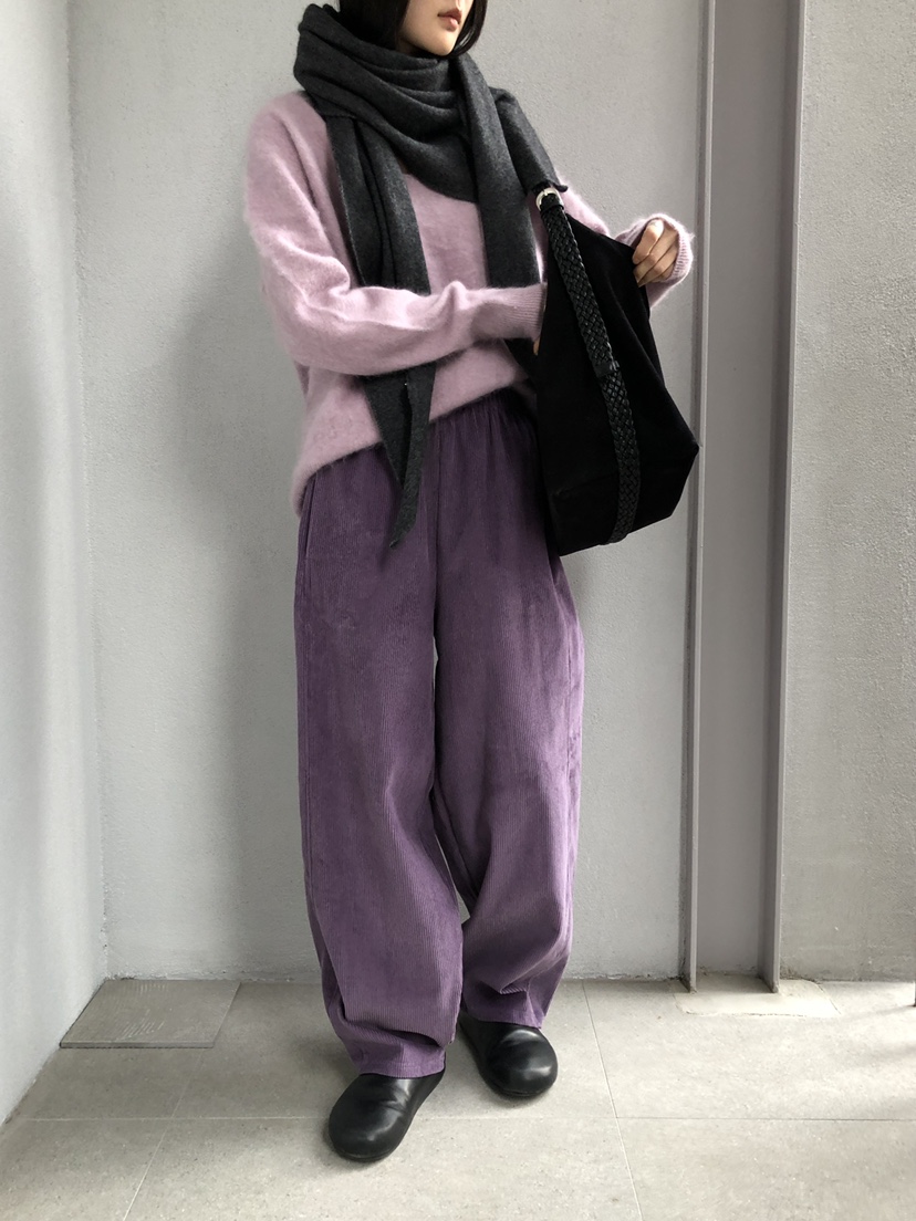 B_GARDER韓國代購㊣女士新品25秋冬人氣推薦職業休閑褲燈芯絨B.GARDER休閑褲