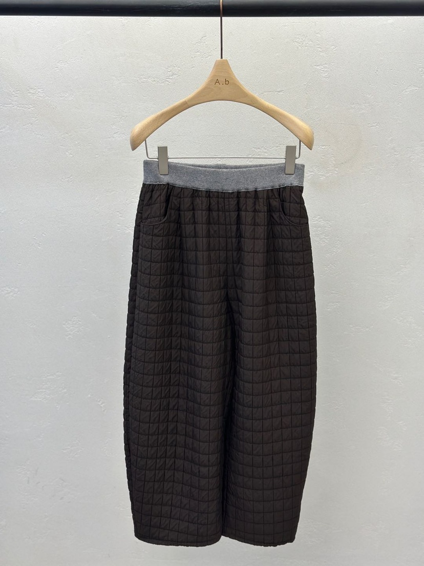 AUTUMN BEIGE-Q東大門㊣直郵女裝新款人氣時尚休閑休閑褲絨A.b/AUTUMN BEIGE休閑褲圖色3