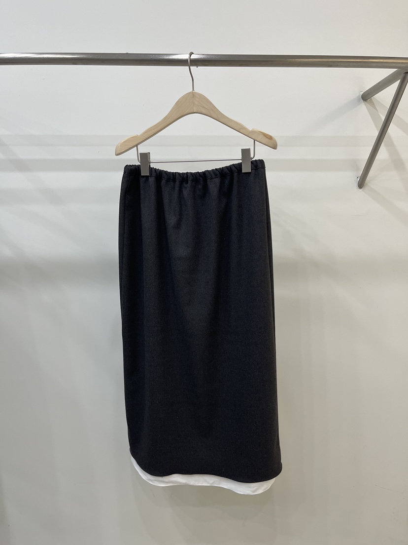 FIFTY東大門㊣代購女裝新款熱賣職業25秋冬人氣時尚休閑長裙FIFTY長裙圖色2黑色