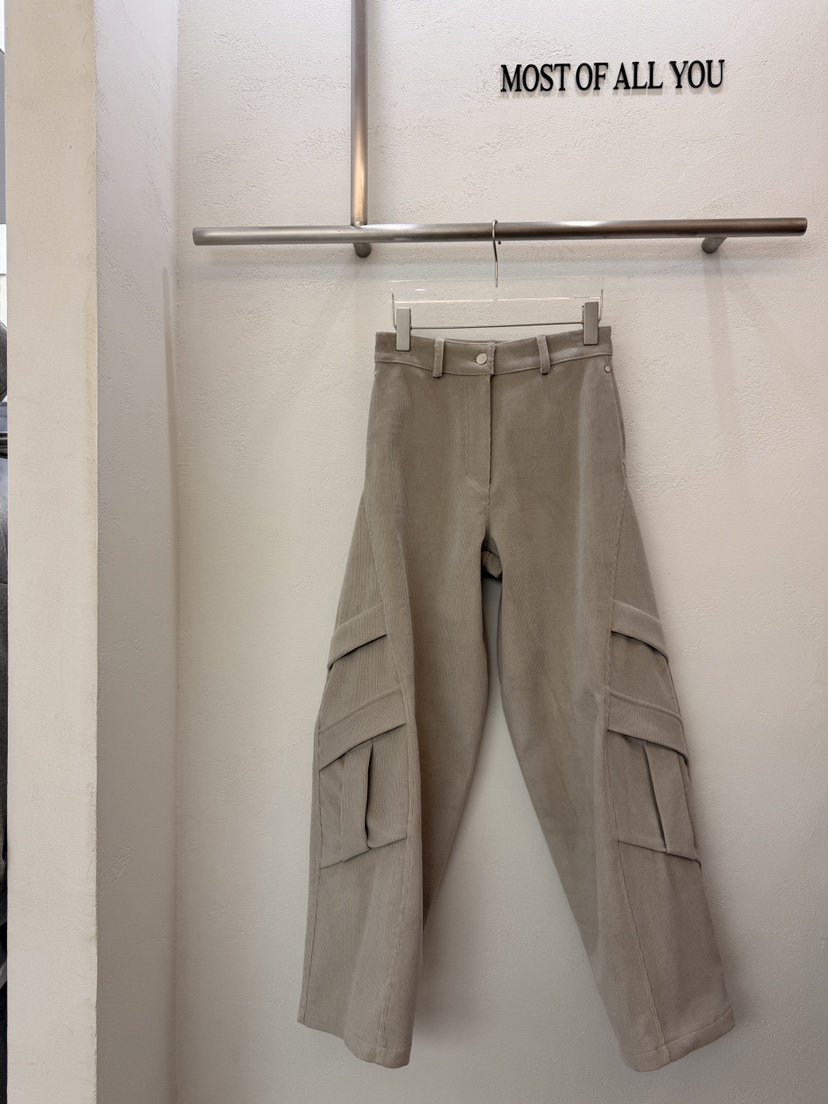 MOST OF ALL U東大門㊣實拍女士新品熱賣休閑褲工裝褲雙口袋MOST OF ALL U休閑褲圖色1