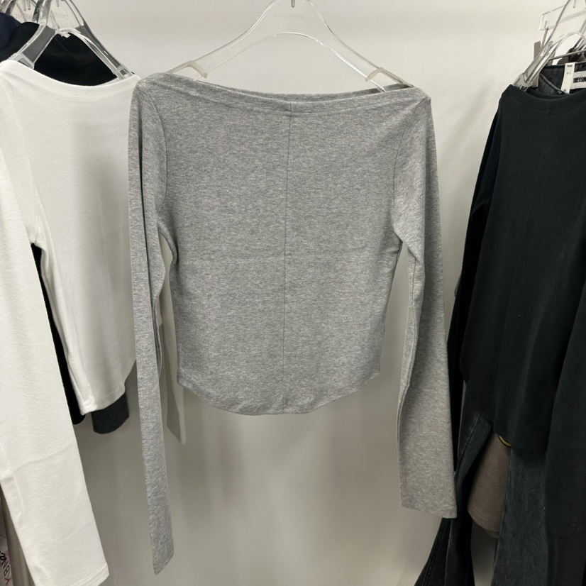 TOPDRESSING東大門㊣實拍女士新款25秋冬時尚休閑職業長袖T恤TOPDRESSING長袖T恤圖色2