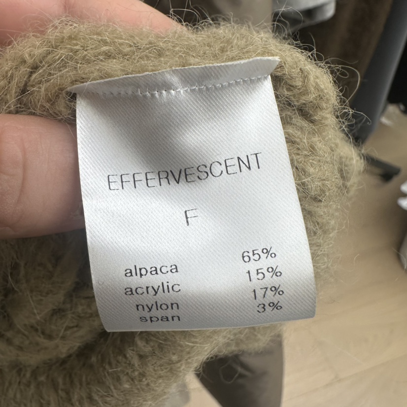 EFFERVESCENT東大門㊣實拍女裝新款時尚熱賣推薦休閑職業毛衣evc/effervescent毛衣