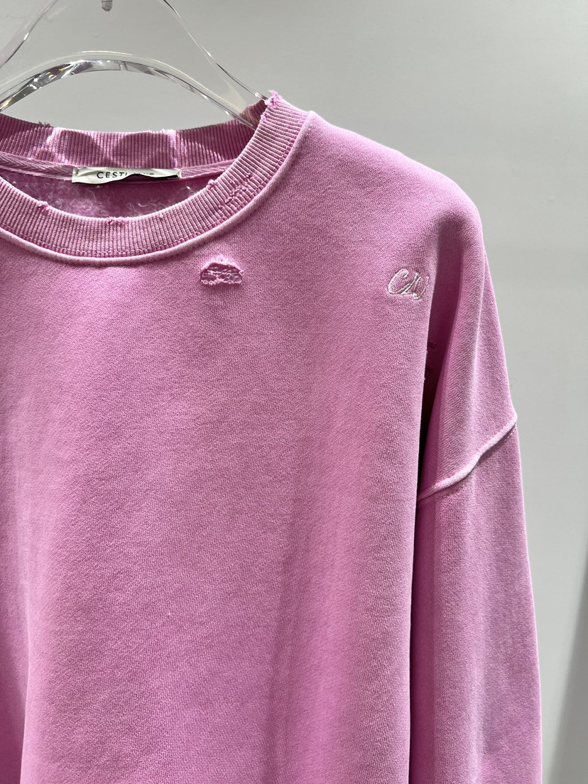 CESTLAVIE東大門㊣直郵女裝新款人氣25秋冬時尚衛衣加絨刺繡CESTLAVIE衛衣