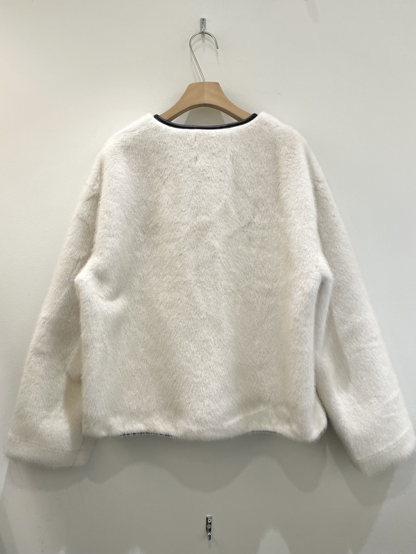 OBSESS韓國直郵㊣女裝新款25秋冬休閑時尚熱賣短款大衣貂皮OBSESS/EARLY BIRD短款大衣