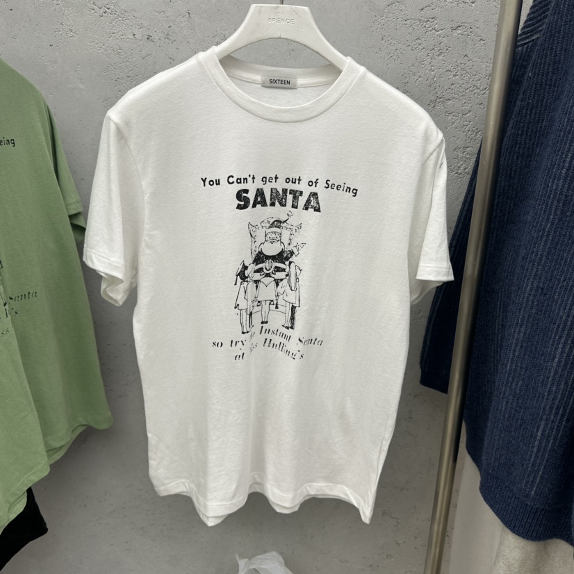 SIXTEEN韓國代購㊣女裝新款人氣25秋冬休閑推薦時尚職業T恤SIXTEENT恤圖色1