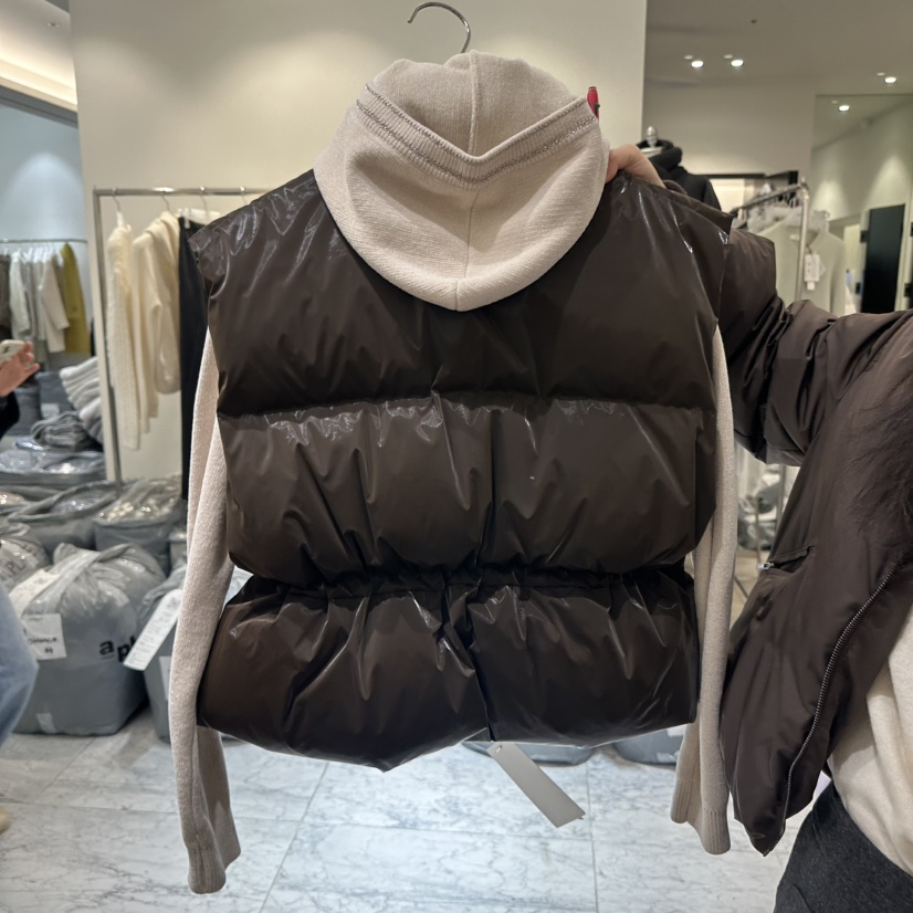 BLUEI-D韓國直郵㊣女士新款休閑時尚職業馬甲不含內搭鴨絨Blue i-d馬甲