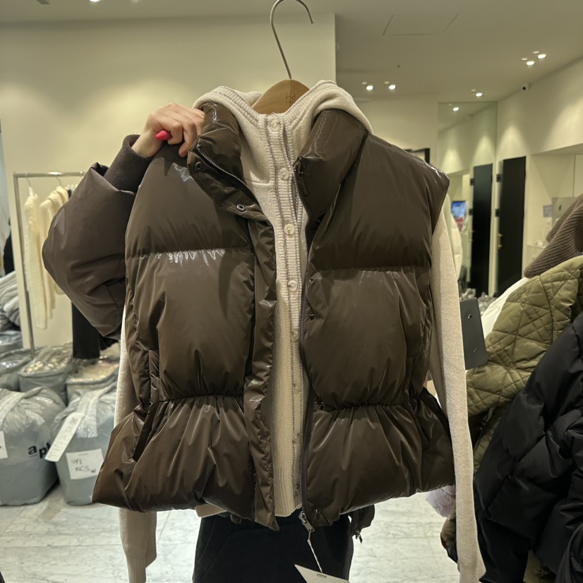 BLUEI-D韓國直郵㊣女士新款休閑時尚職業馬甲不含內搭鴨絨Blue i-d馬甲圖色3