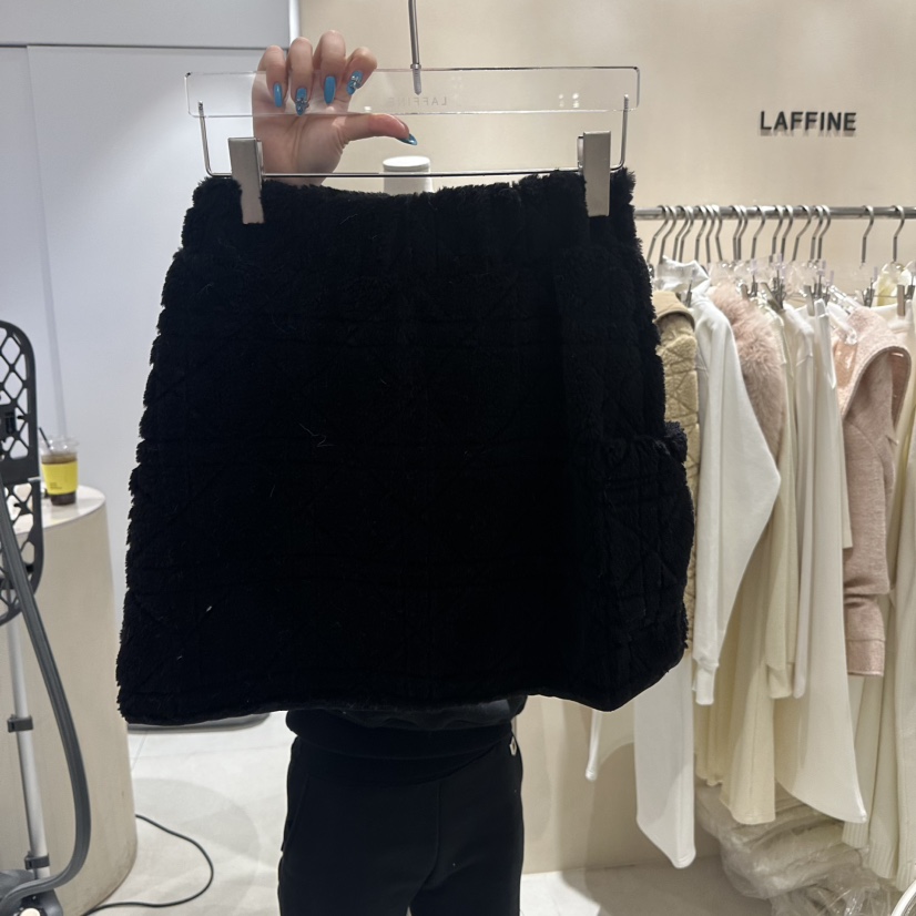 LAFFINE-P東大門㊣直郵女裝新品休閑熱賣時尚推薦短裙羊毛LAFFINE-P短裙
