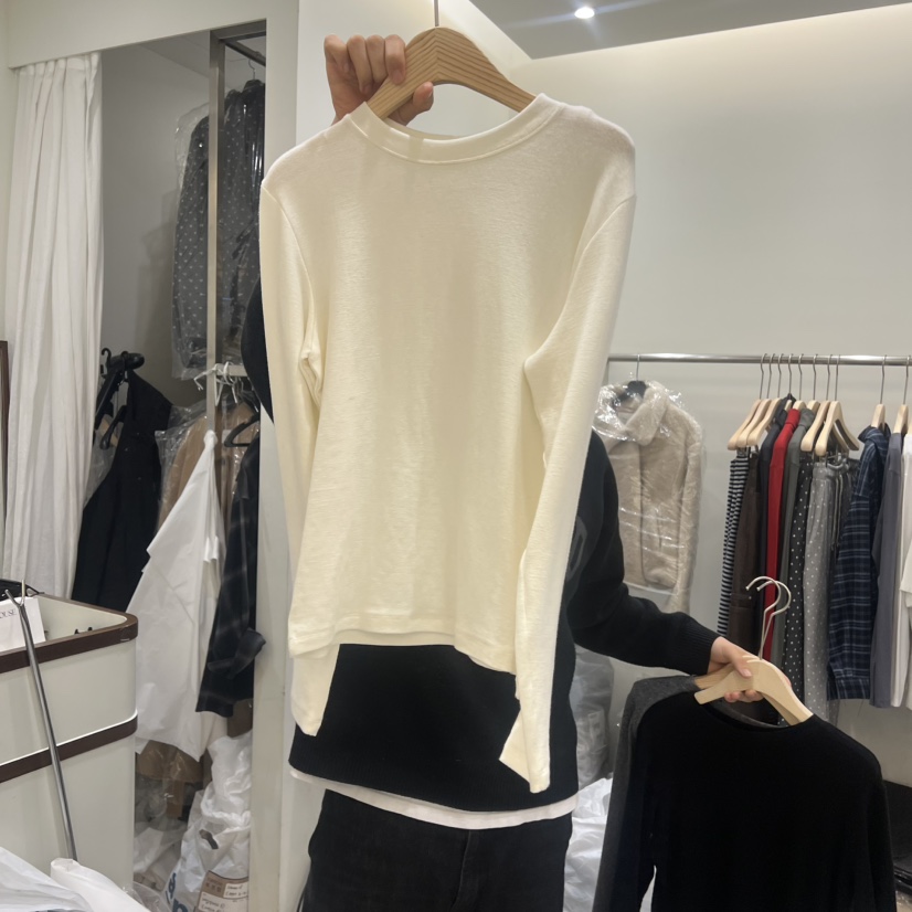 HOUSE OF/DE MERRY東大門㊣代購女裝新品25秋冬職業長袖T恤HOUSE OF/DE MERRY長袖T恤圖色6