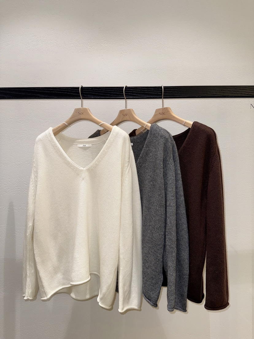 NDE韓國直郵㊣女裝新品推薦人氣熱賣25秋冬時尚職業針織衫羊毛NDE針織衫