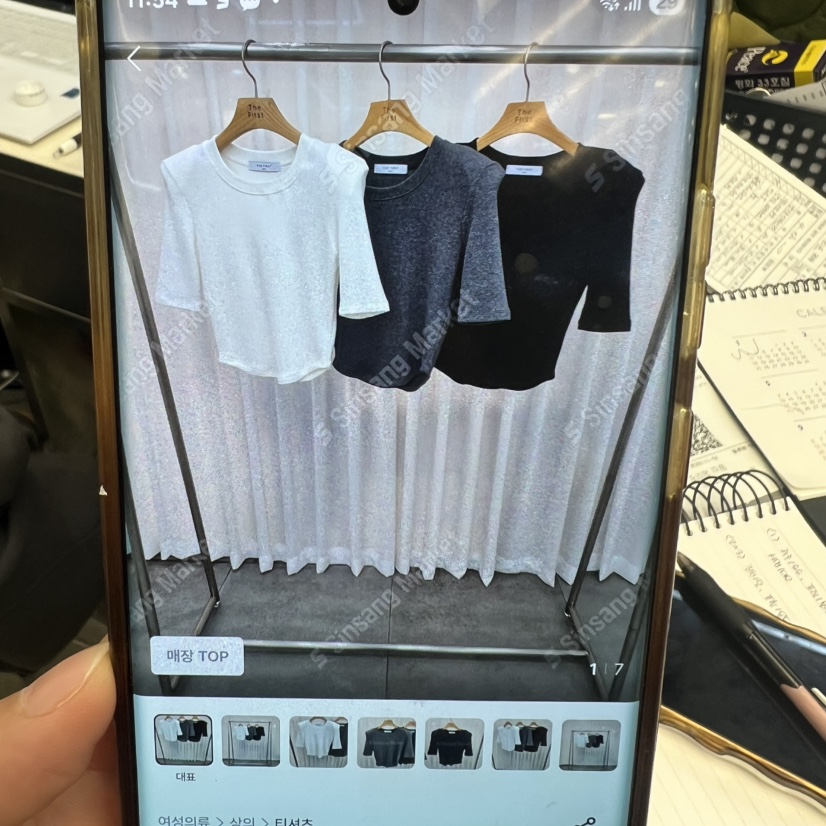 THE FIRST-Q東大門㊣實拍女裝新款25秋冬熱賣人氣休閑T恤THE FIRSTT恤