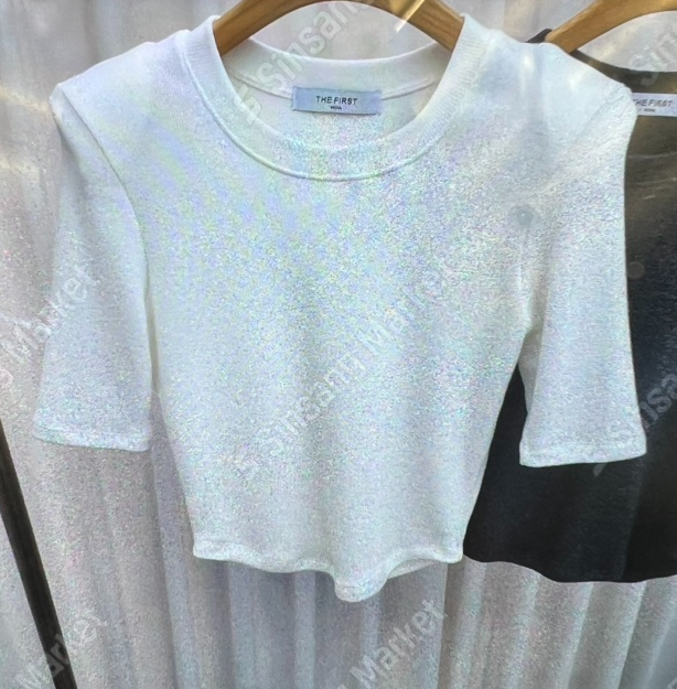 THE FIRST-Q東大門㊣實拍女裝新款25秋冬熱賣人氣休閑T恤THE FIRSTT恤圖色2