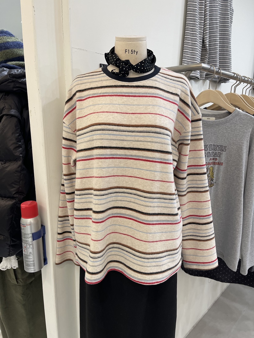 FIFTY東大門㊣代購女士新品時尚推薦職業休閑熱賣25秋冬長袖T恤FIFTY長袖T恤圖色2