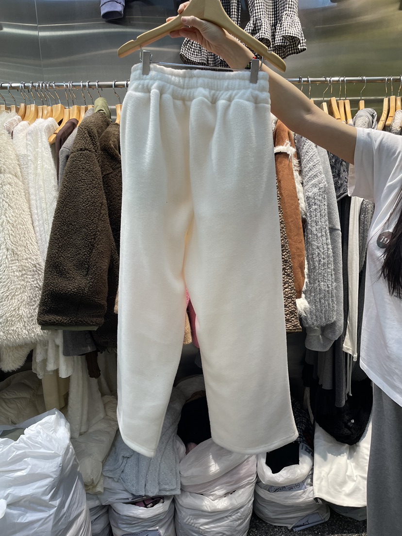 MENDL S東大門㊣直郵女裝新品職業休閑熱賣人氣休閑褲刺繡絨MENDL S休閑褲