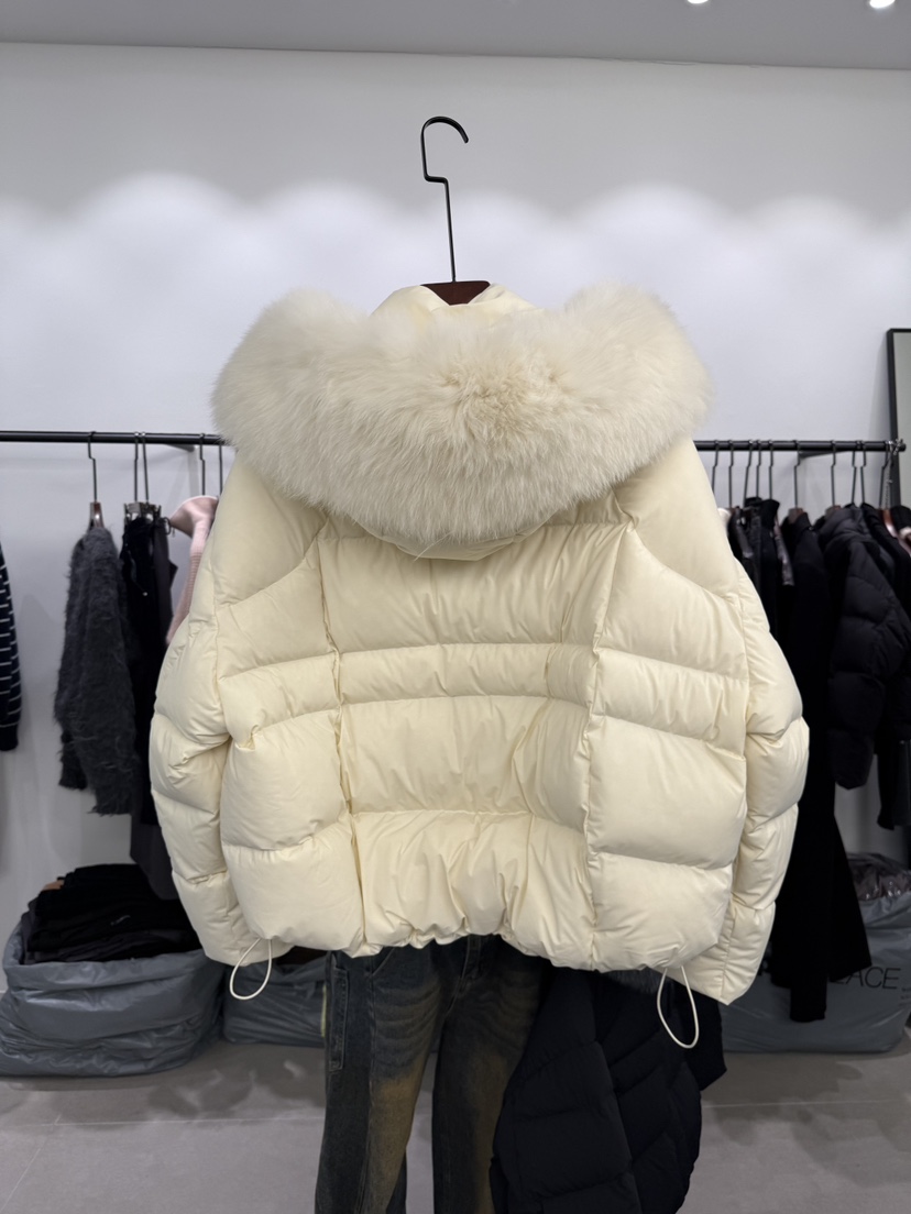 WATERMELON東大門㊣實拍女裝新品熱賣休閑短款羽絨服狐貍填充WATER MELON短款羽絨服