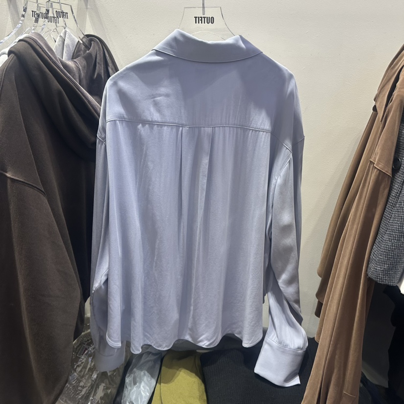 OUTFIT東大門㊣直郵女裝新品25秋冬休閑人氣職業襯衫蕾絲衫OUTFIT襯衫/蕾絲衫