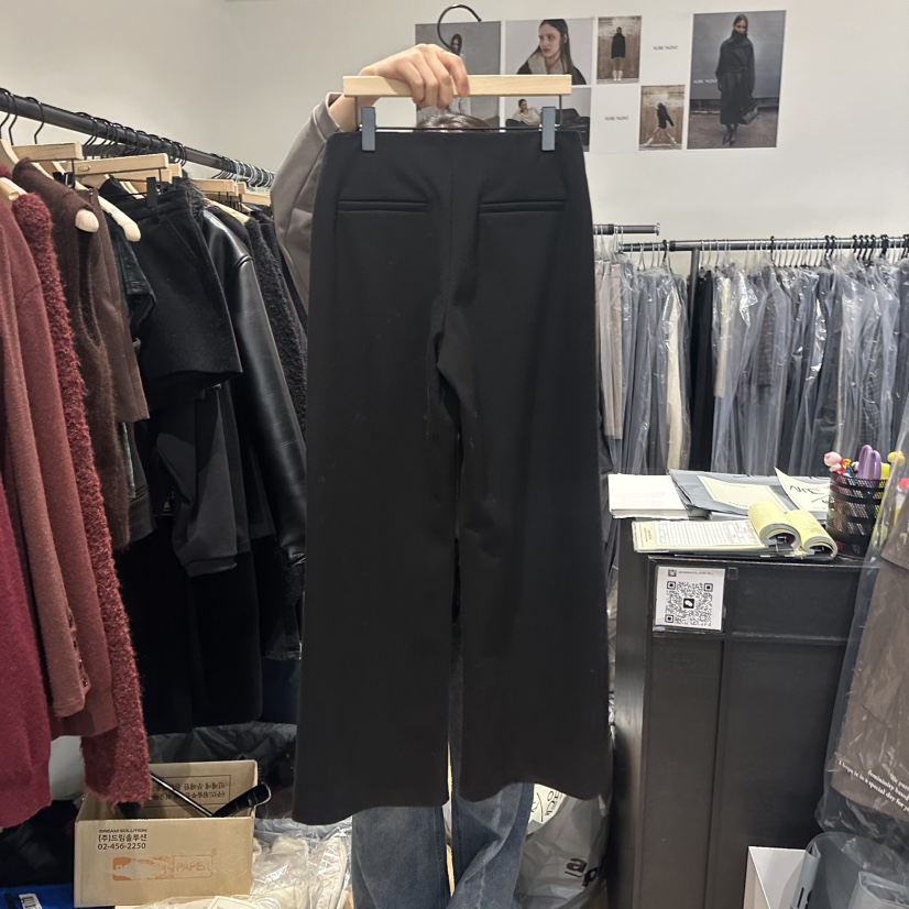 aube nunt韓國代購㊣女裝新品推薦熱賣休閑25秋冬人氣休閑褲aube nunt休閑褲