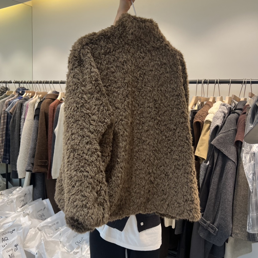 OUVIR東大門㊣代購女士新品25秋冬人氣熱賣休閑職業夾克高領O.V.R/OUVIR夾克