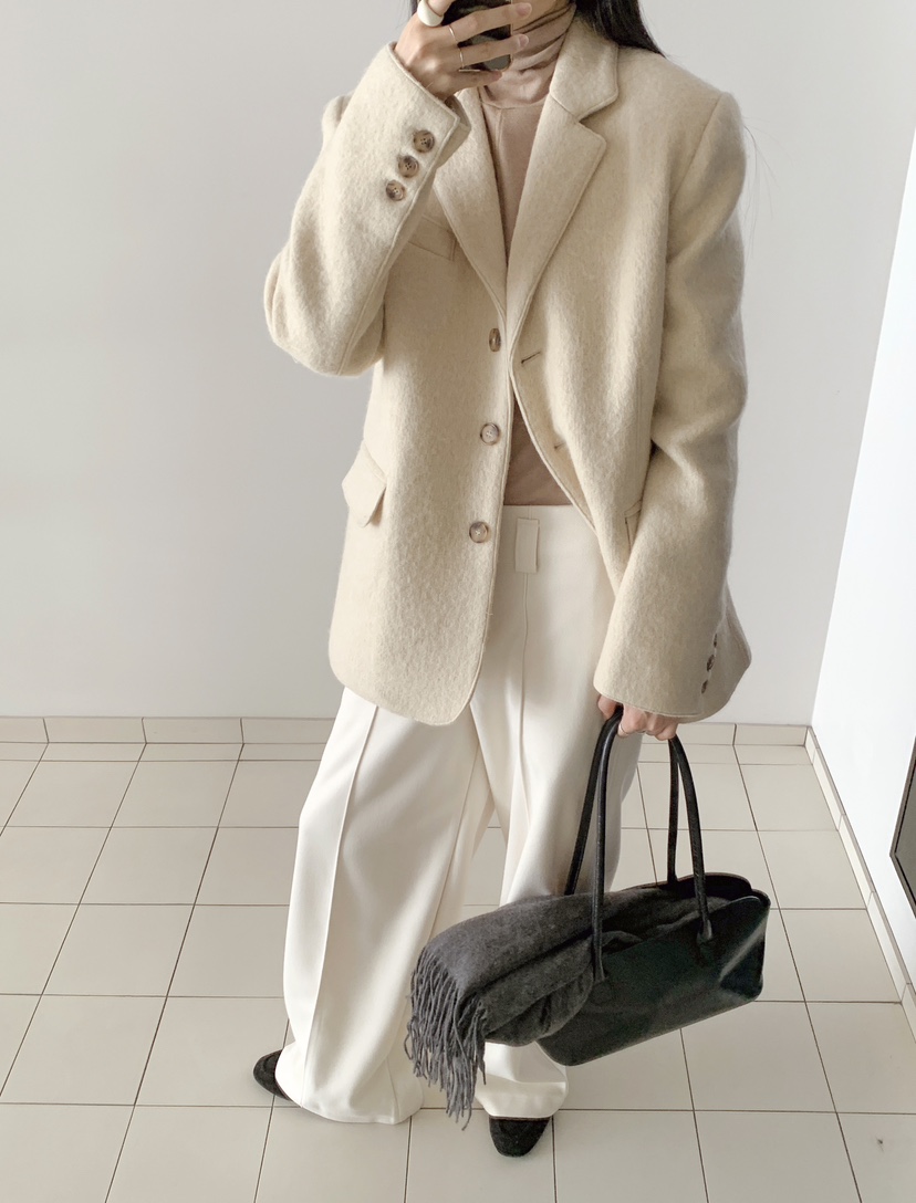 2BOTTLE東大門㊣實拍女裝新款人氣推薦休閑時尚熱賣職業夾克2BOTTLE夾克