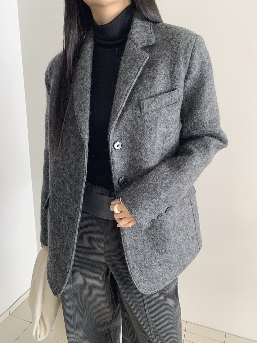 2BOTTLE東大門㊣實拍女裝新款人氣推薦休閑時尚熱賣職業夾克2BOTTLE夾克