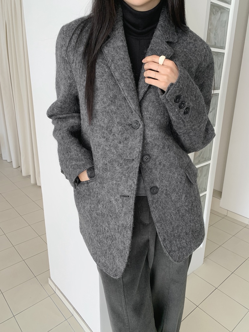 2BOTTLE東大門㊣實拍女裝新款人氣推薦休閑時尚熱賣職業夾克2BOTTLE夾克圖色2