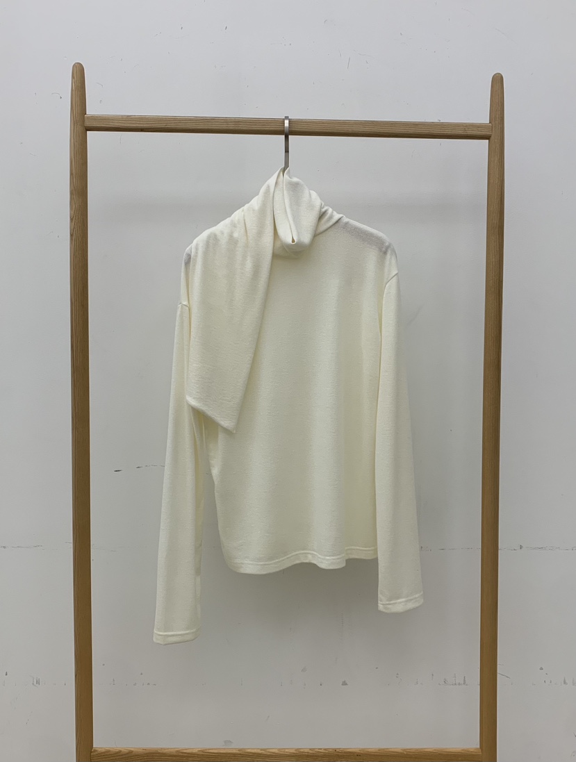 B_GARDER東大門㊣實拍女士新款熱賣推薦25秋冬職業長袖T恤圍巾B.GARDER長袖T恤圖色1