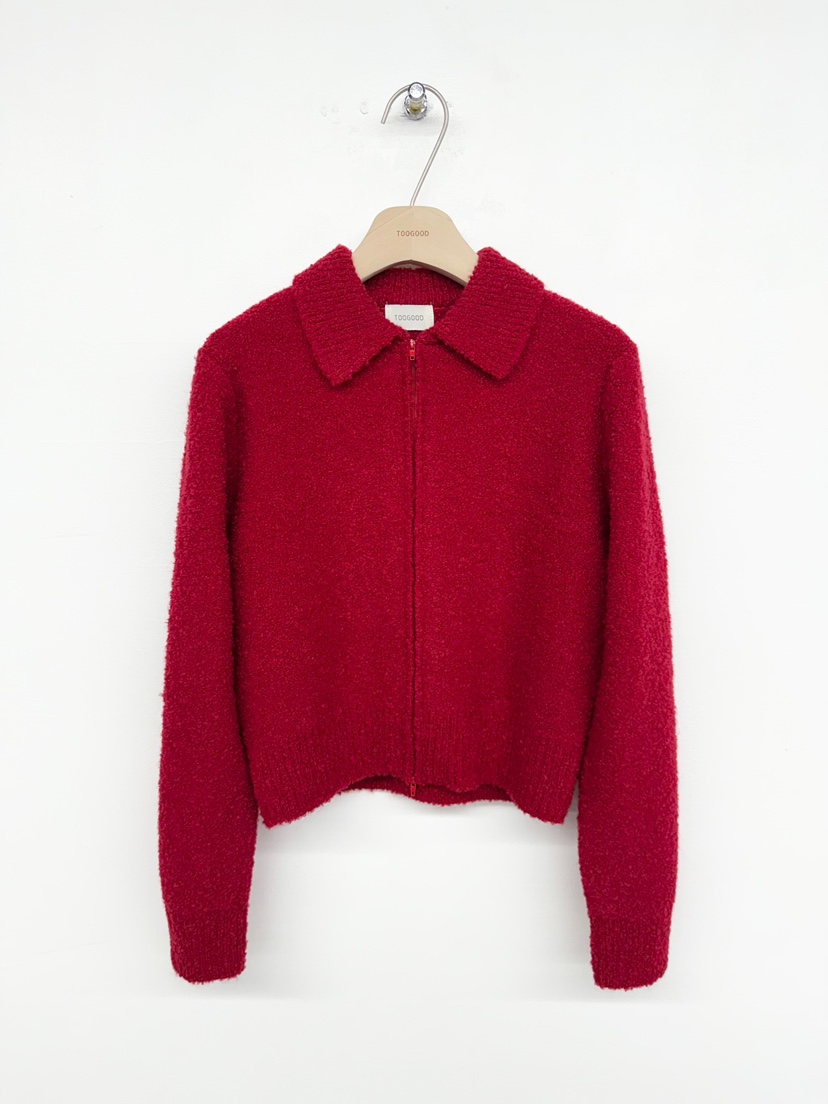 TOOGOOD東大門㊣直郵女士新品人氣25秋冬熱賣職業針織衫拉鏈TOOGOOD針織衫圖色1