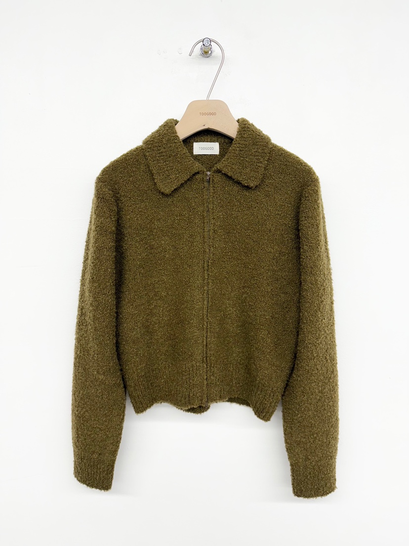 TOOGOOD東大門㊣直郵女士新品人氣25秋冬熱賣職業針織衫拉鏈TOOGOOD針織衫圖色3