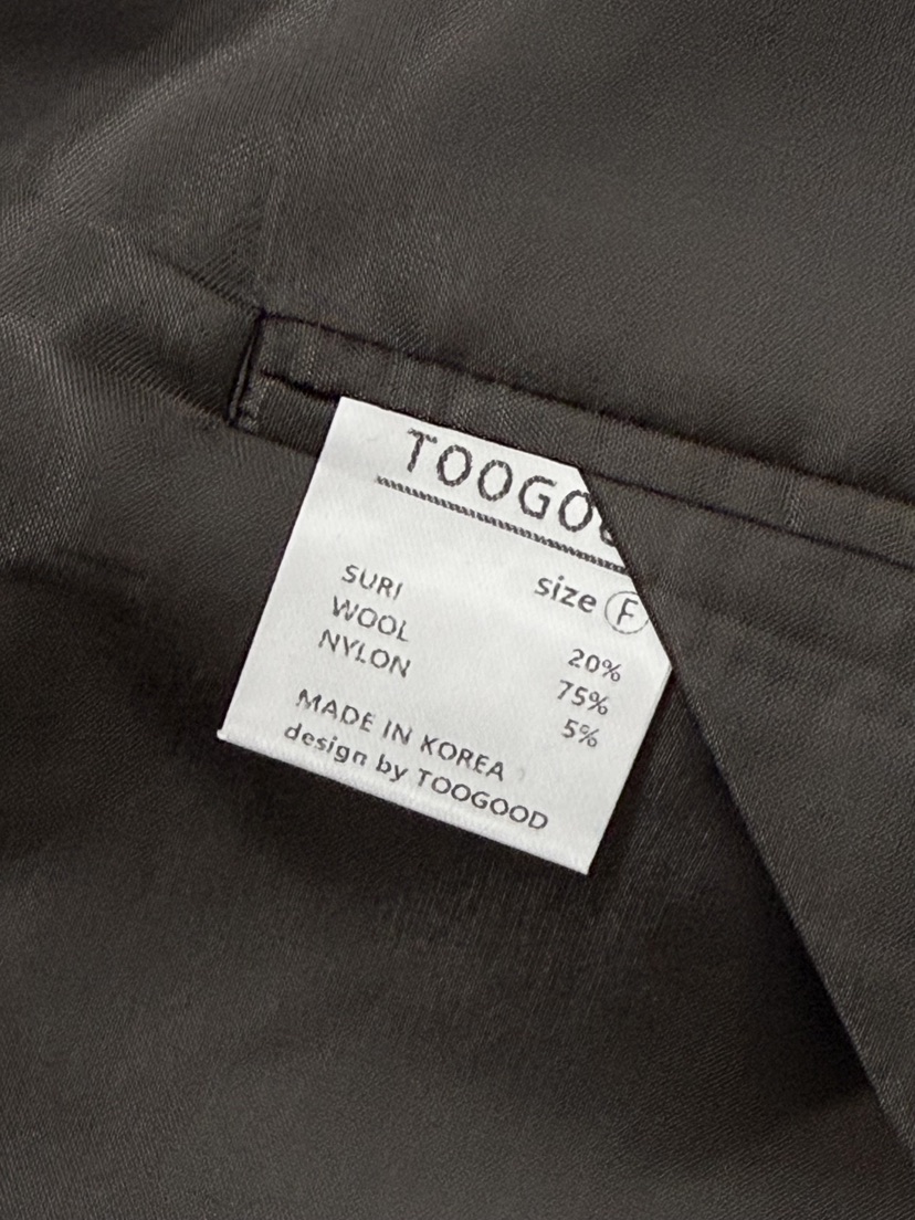 TOOGOOD東大門㊣實拍女士新款人氣時尚推薦中長款大衣含腰帶TOOGOOD中長款大衣