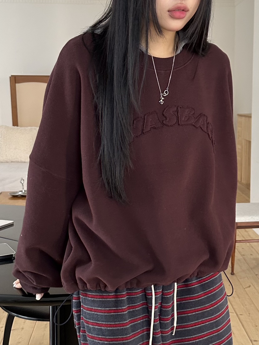 I MFACT韓國代購㊣女士新品推薦職業熱賣時尚人氣衛衣刺繡I MFACT衛衣