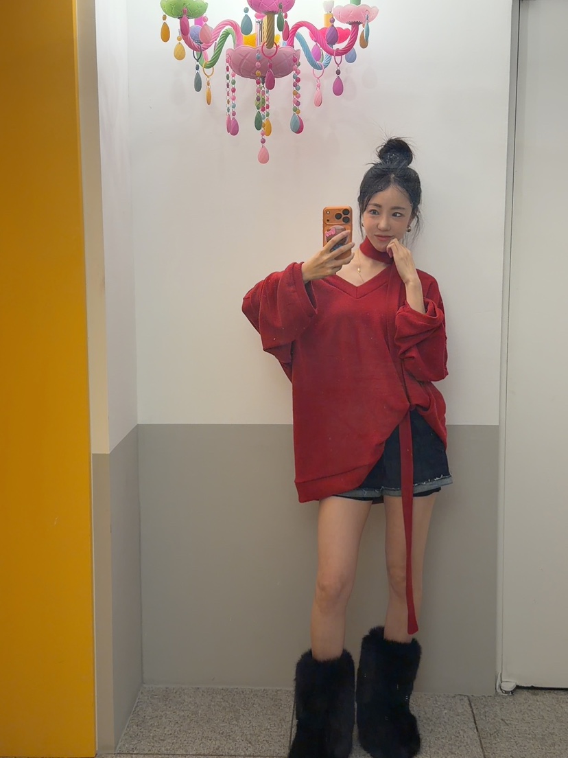 PALETTE-Q韓國代購㊣女士新品休閑25秋冬熱賣人氣推薦短褲PALETTE短褲