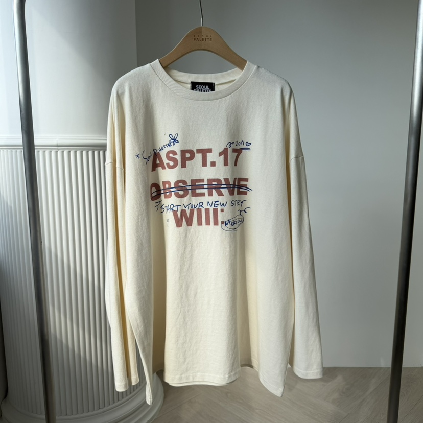 PALETTE-Q東大門㊣實拍女裝新品職業時尚熱賣25秋冬長袖T恤PALETTE-Q長袖T恤圖色2