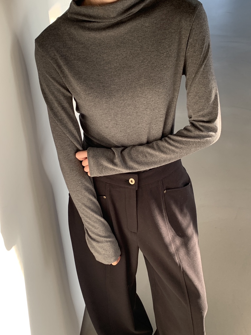 LOGARDEN韓國代購㊣女裝新款熱賣25秋冬推薦人氣長袖T恤柔軟LO GARDEN長袖T恤