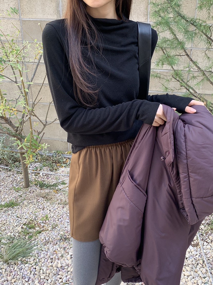 LOGARDEN韓國代購㊣女裝新款熱賣25秋冬推薦人氣長袖T恤柔軟LO GARDEN長袖T恤